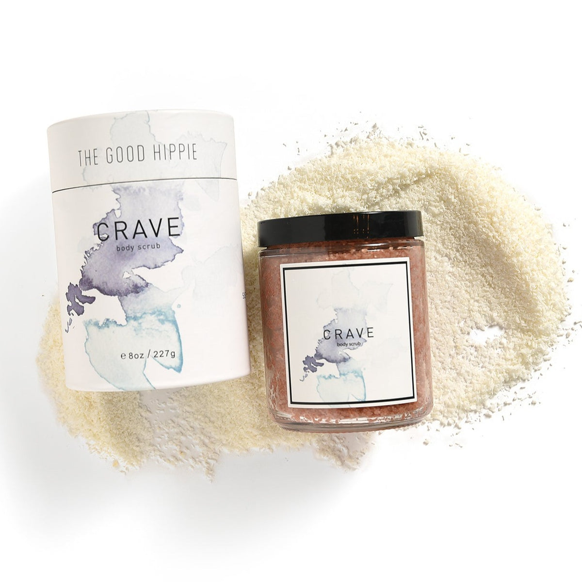 With exfoliating coconut shreds, be prepared to give your skin a